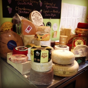 Artisanal cheeses from all over the world.