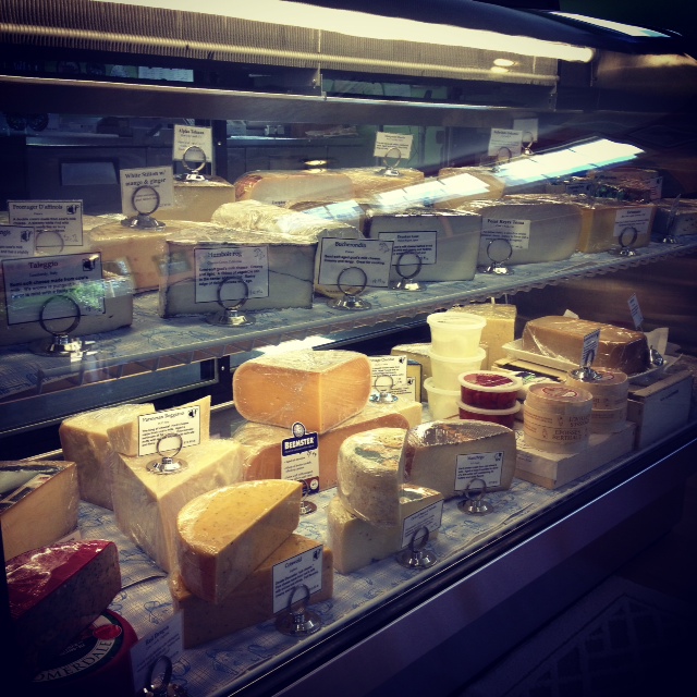 Artisanal cheeses from all over the world.